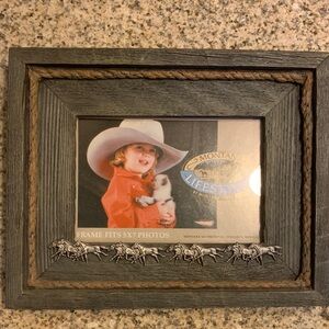 Montana Silversmiths Western Silver and Gray Frame